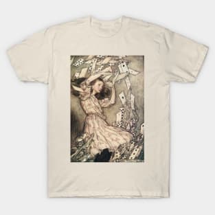 Alice in Wonderland by Arthur Rackham T-Shirt